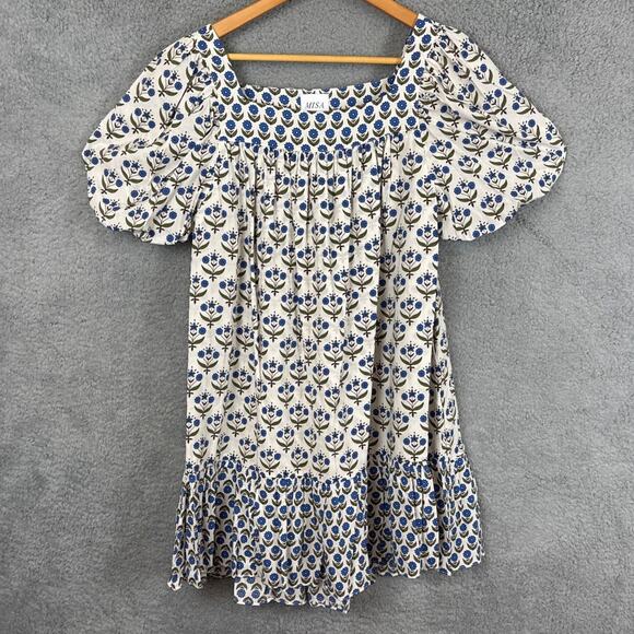 Misa Los Angeles Georgia Mini Dress Floral Print Boho Antropologie Size XS NWT - Picture 3 of 11